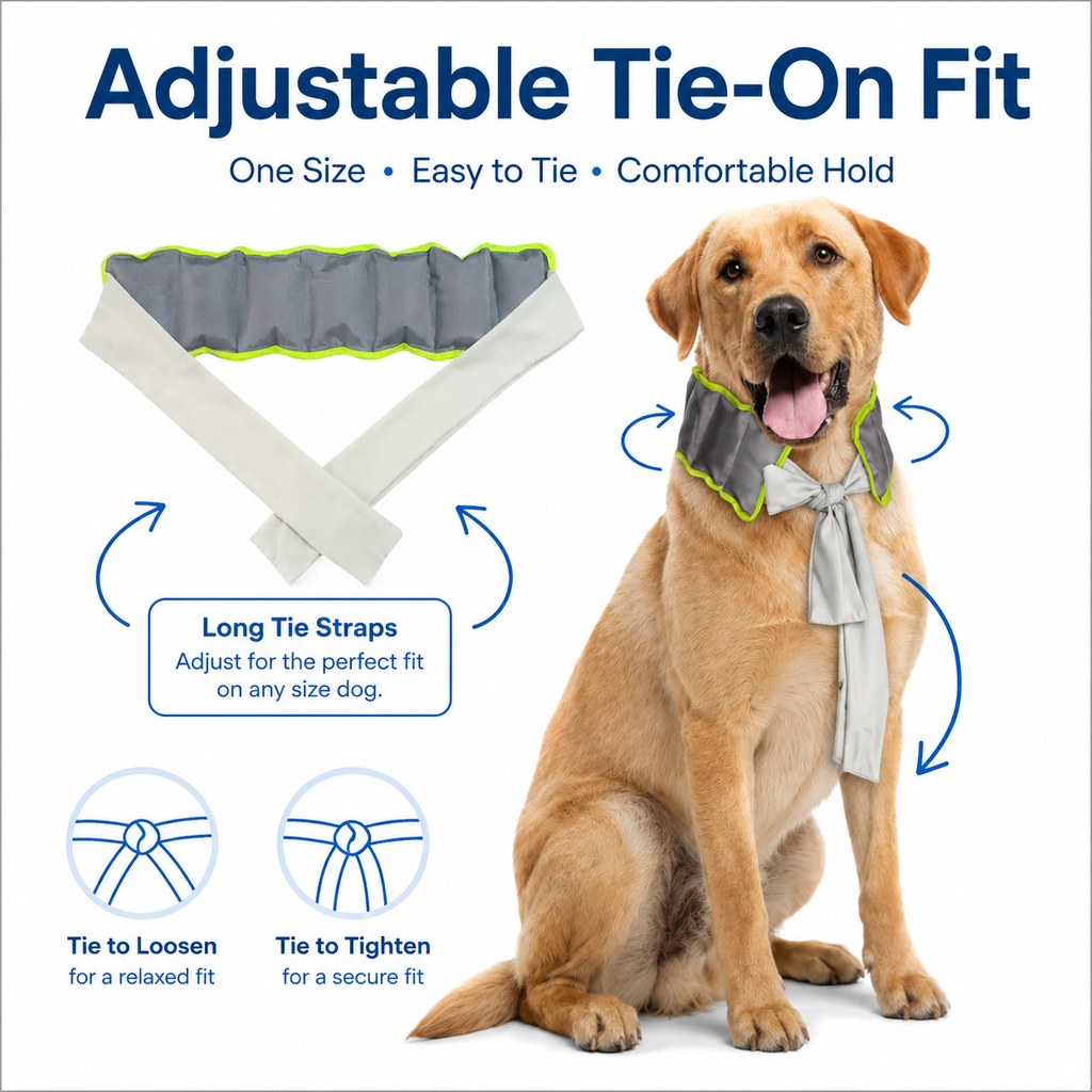 Ortrud | Dog Cooling Neck Wrap for Summer Walks, Hiking & Beach Days - image 8