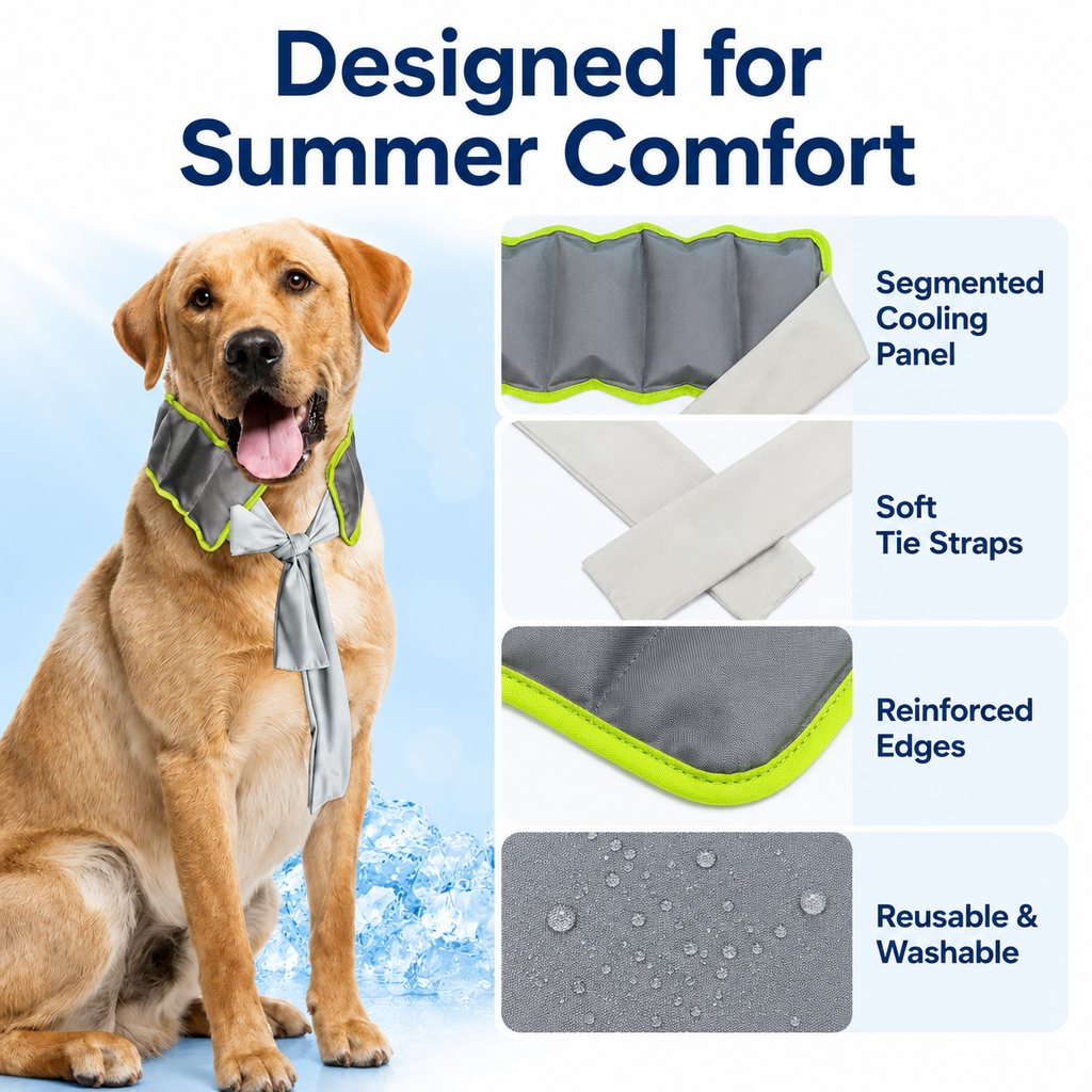 Ortrud | Dog Cooling Neck Wrap for Summer Walks, Hiking & Beach Days - image 10