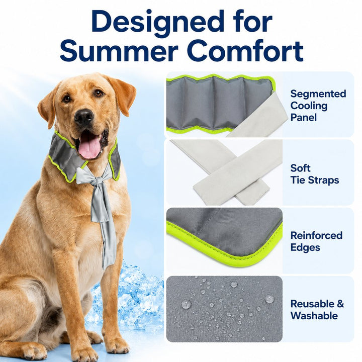 Ortrud | Dog Cooling Neck Wrap for Summer Walks, Hiking & Beach Days - image 10