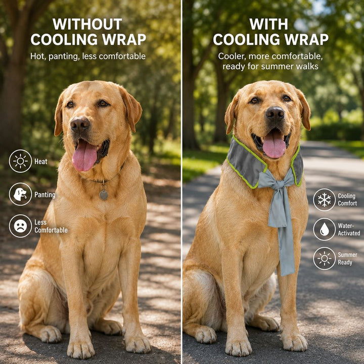 Ortrud | Dog Cooling Neck Wrap for Summer Walks, Hiking & Beach Days - image 2