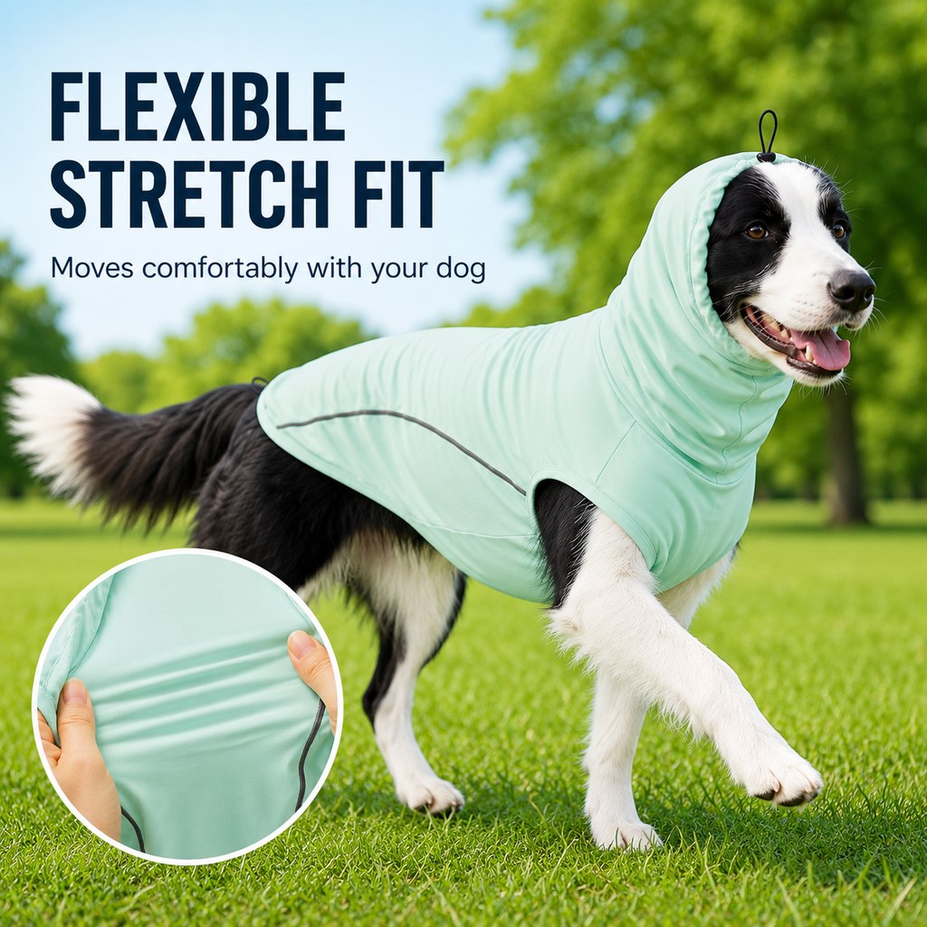 Egnatia | Dog Cooling Sun Protection Shirt for Summer Walks, Lightweight Full-Coverage Outdoor Wear - image 6