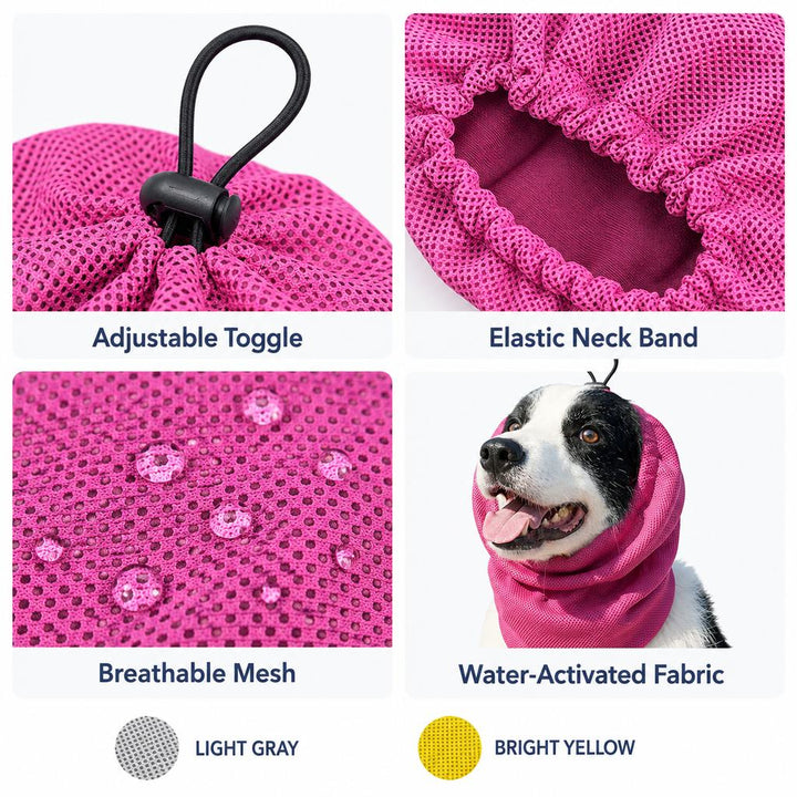Dimitra | Water-Activated Dog Cooling Snood for Summer Walks - image 9