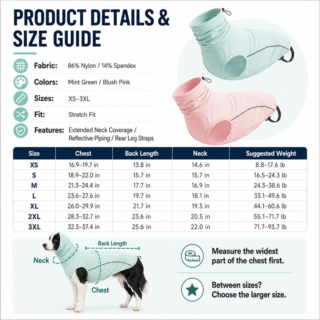 Egnatia | Dog Cooling Sun Protection Shirt for Summer Walks, Lightweight Full-Coverage Outdoor Wear - image 9