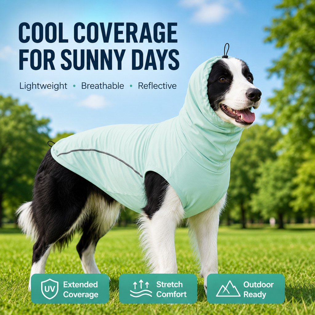 Egnatia | Dog Cooling Sun Protection Shirt for Summer Walks, Lightweight Full-Coverage Outdoor Wear - image 2