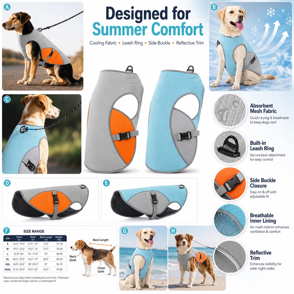 Vasiliki | Dog Cooling Vest for Summer Walks - image 9