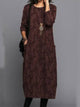 Alethea | Women's Long Sleeve Midi Dress with Pockets