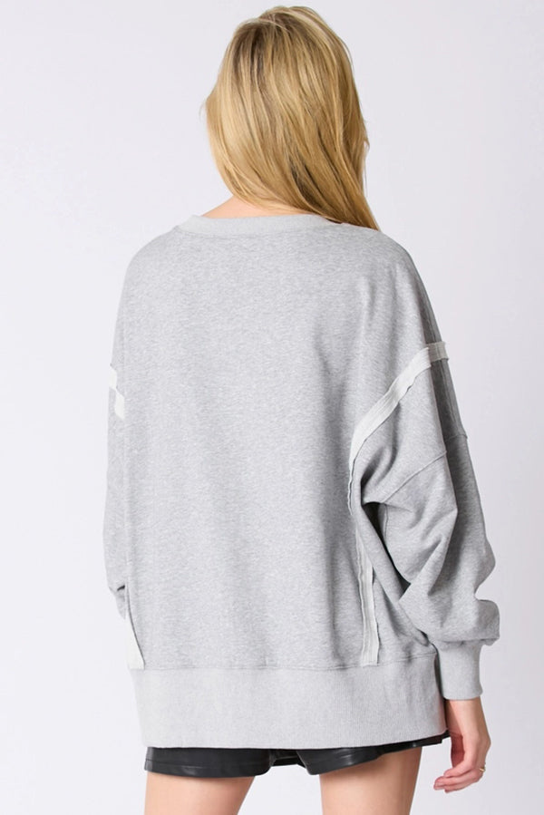Nicolaa | Women's Cute Ghost Sequin Sweatshirt with Round Neck - image 14