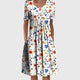 Scarlett | Women's Elegant Round Neck Printed Dress