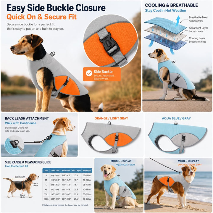 Vasiliki | Dog Cooling Vest for Summer Walks - image 8