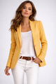 Rosamund | Women's Slim-Fit Blazer with Notch Lapels, Long Sleeves and Button Front - image 5