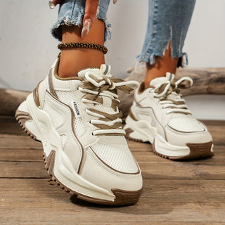 Susanna | Women's Chunky Platform Panelled Sneakers