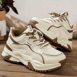 Susanna | Women's Chunky Platform Panelled Sneakers