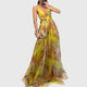 Giselle | Women's Floral Print High-Waisted Maxi Dress