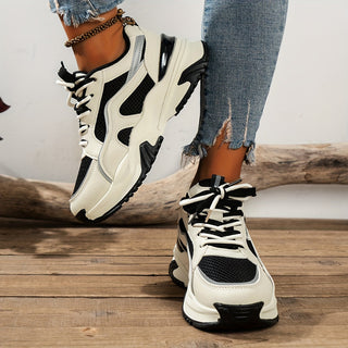 Susanna | Women's Chunky Platform Panelled Sneakers