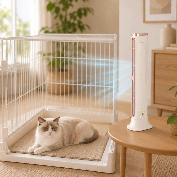 Danai | Rechargeable Pet Crate Cooling Fan, 3-Speed Airflow for Stuffy Dog Kennels & Indoor Pet Spaces - image 2