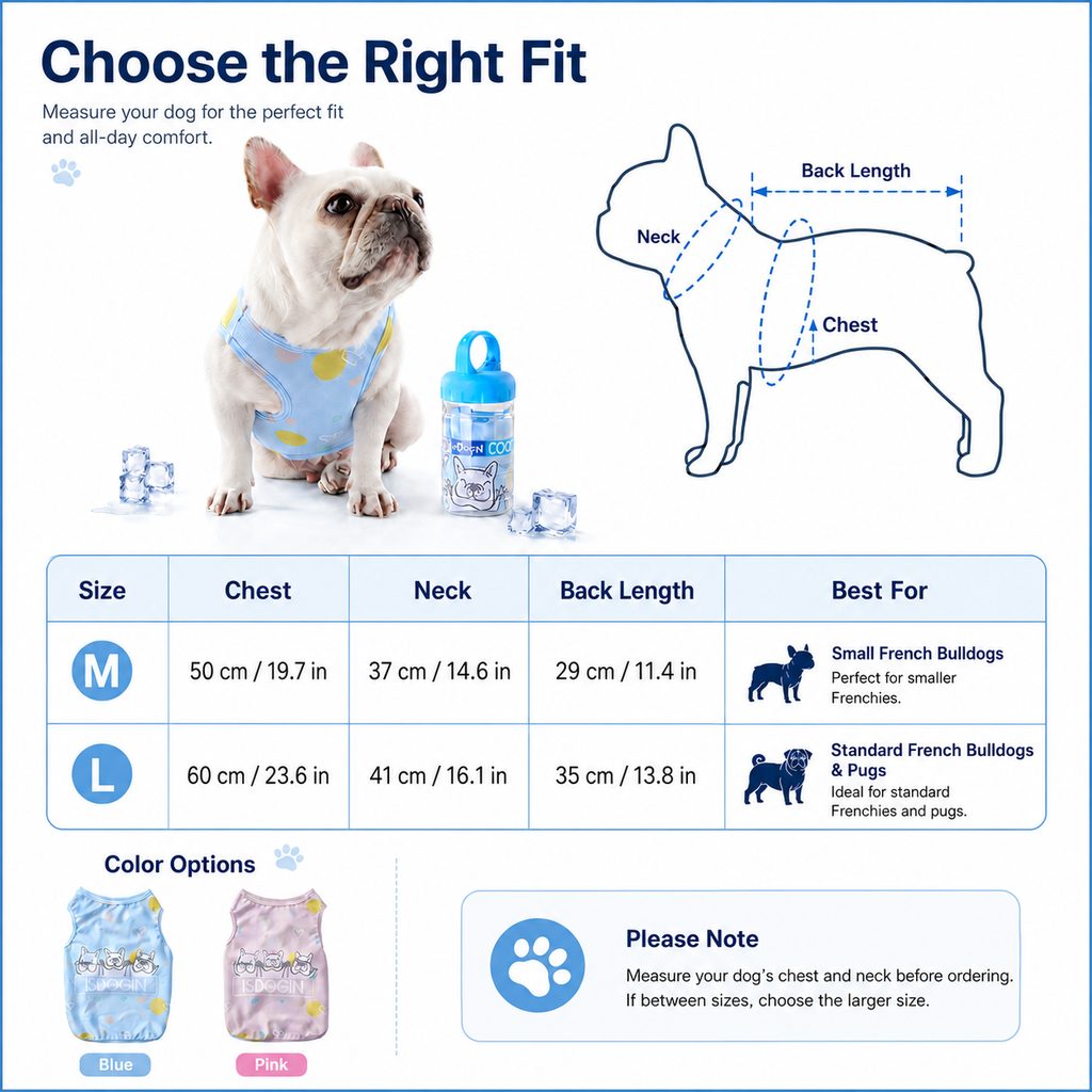 Kalliroi | French Bulldog Cooling Vest for Hot Summer Walks - image 9