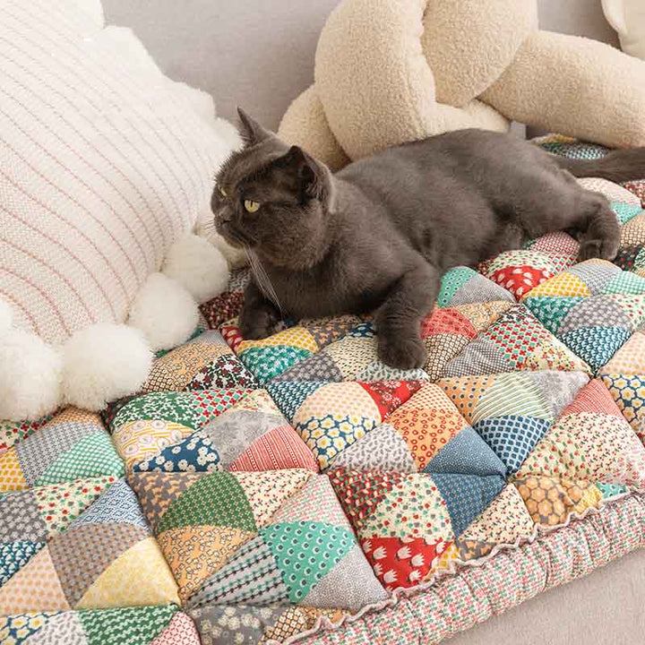 Blairgowrie | Floral Quilted Cotton Pet Couch Cover - image 13