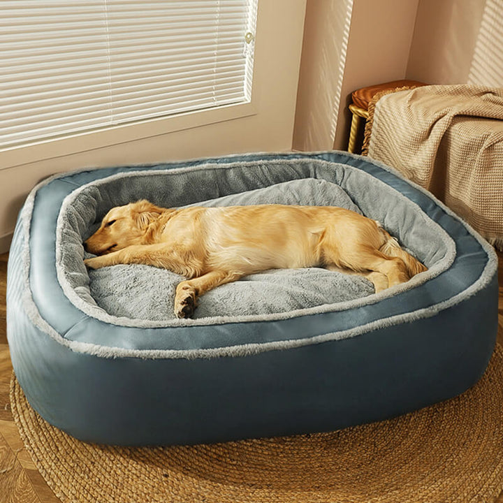Yarram | Large Warm Plush Dog Bed, Fully Washable - image 1