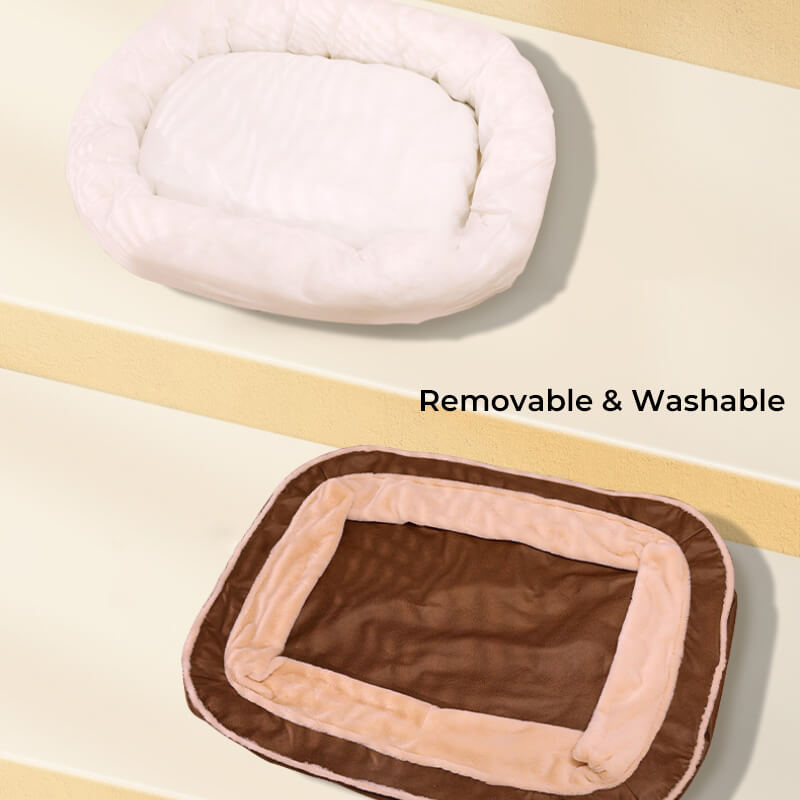 Yarram | Large Warm Plush Dog Bed, Fully Washable - image 5