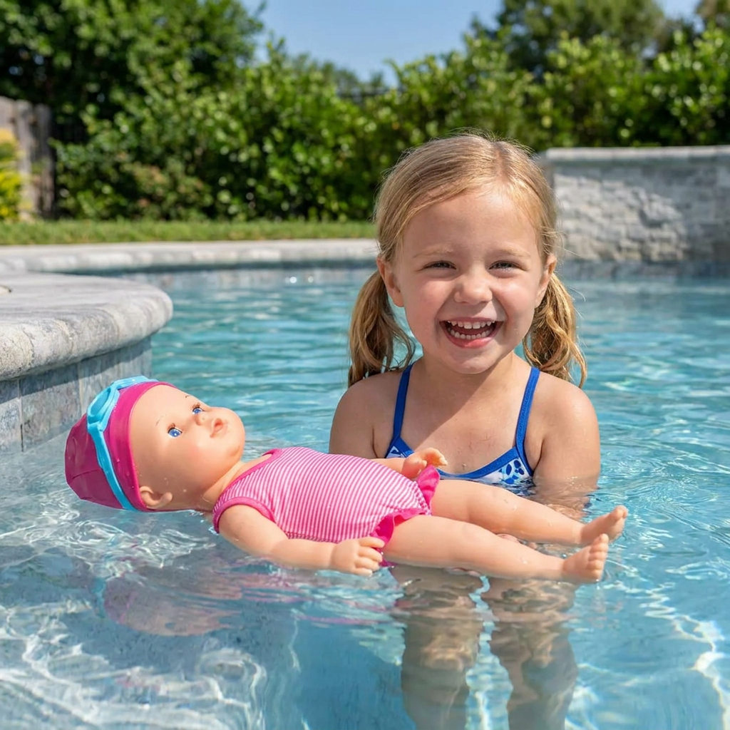 Hinke | Swimming Baby Doll with Waterproof Electric Swimming Function - image 1