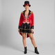 Rohese | Women's Red Sequin Ringmaster Costume Set with Matching Hat - image 1