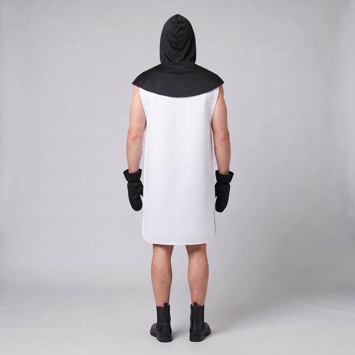 Ermyntrude | Unisex Playing Card Soldier Costume with Hooded Cowl - image 4