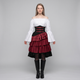 Floria | Women's Pirate Shirt and Skirt Set with Layered Ruffles - image 1