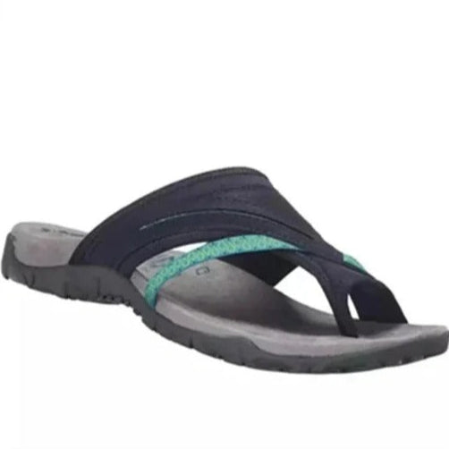 Odile | Women's Comfortable Cross Strap Toe-Post Sandals