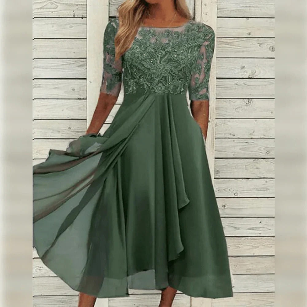 Camille | Women's Elegant Dress, Comfortable, Versatile Style for Special Occasions