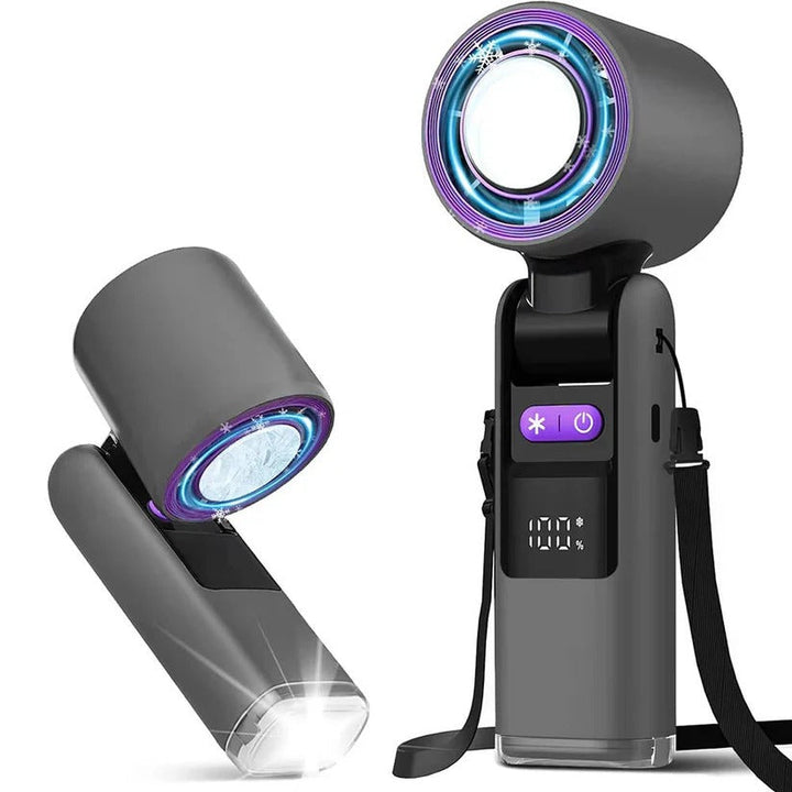 Tansy | 3 in 1 Rechargeable Handheld Cooling Fan with Semiconductor Cooling Plate - image 9