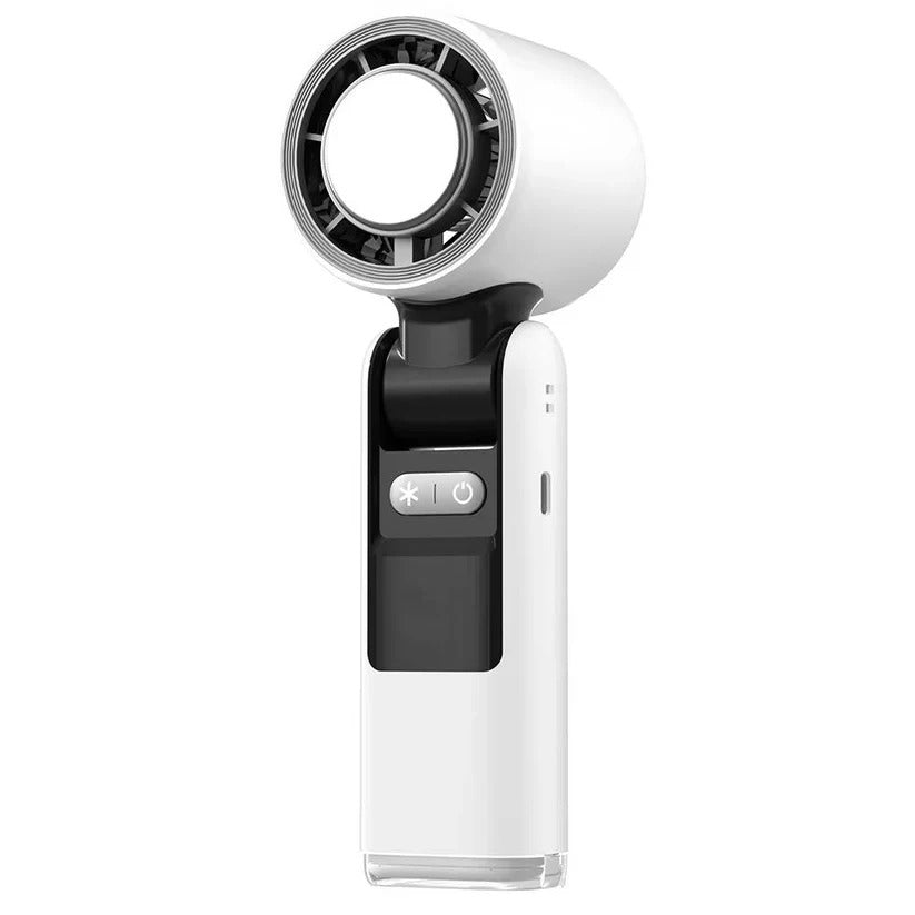 Tansy | 3 in 1 Rechargeable Handheld Cooling Fan with Semiconductor Cooling Plate - image 2