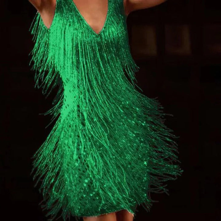 Maribel | Women's Fringe Cocktail Dress