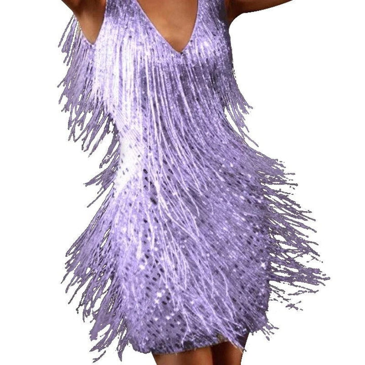 Maribel | Women's Fringe Cocktail Dress