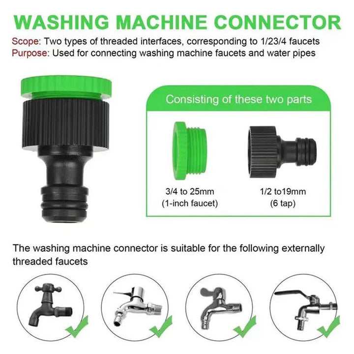 Lorne | Expandable Garden Hose with 7 Spray Nozzle, Flexible Water Hose & Universal Connectors - image 6