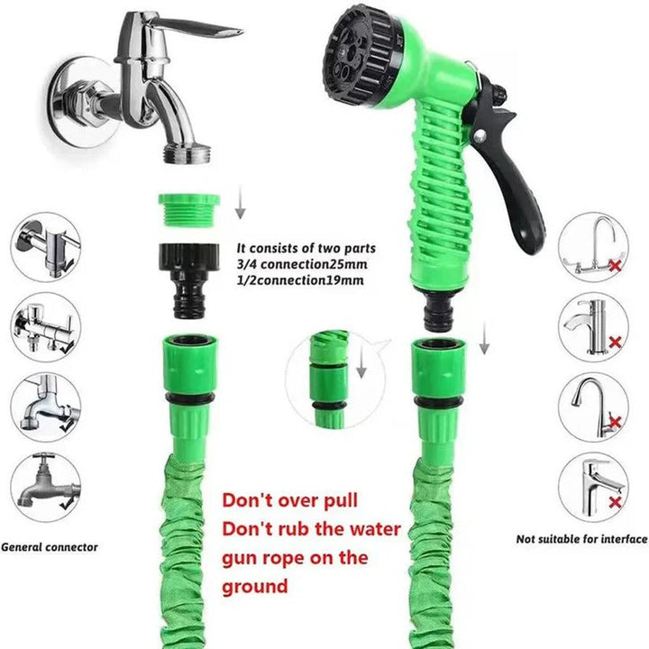 Lorne | Expandable Garden Hose with 7 Spray Nozzle, Flexible Water Hose & Universal Connectors - image 7