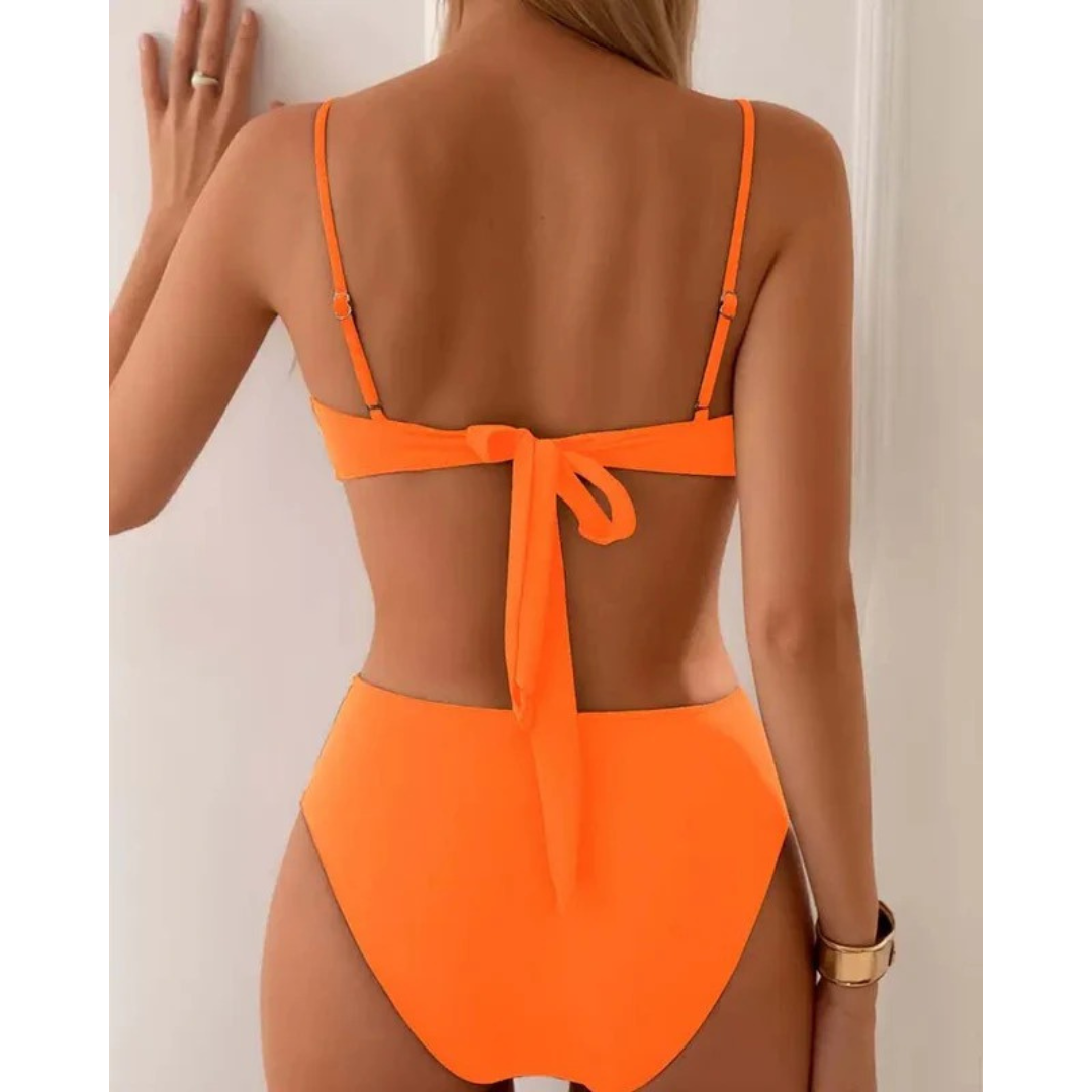 Hersende | Women's Bikini Set with Bandeau and High Waist - image 5