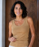 Rhoswen | Women's Ribbed Tank Top in Cotton and Spandex