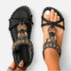Thomasina | Women's Beaded Strap Flat Sandals