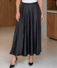 Lorelei | Women's Flowy Satin Maxi Skirt with Elastic Waist