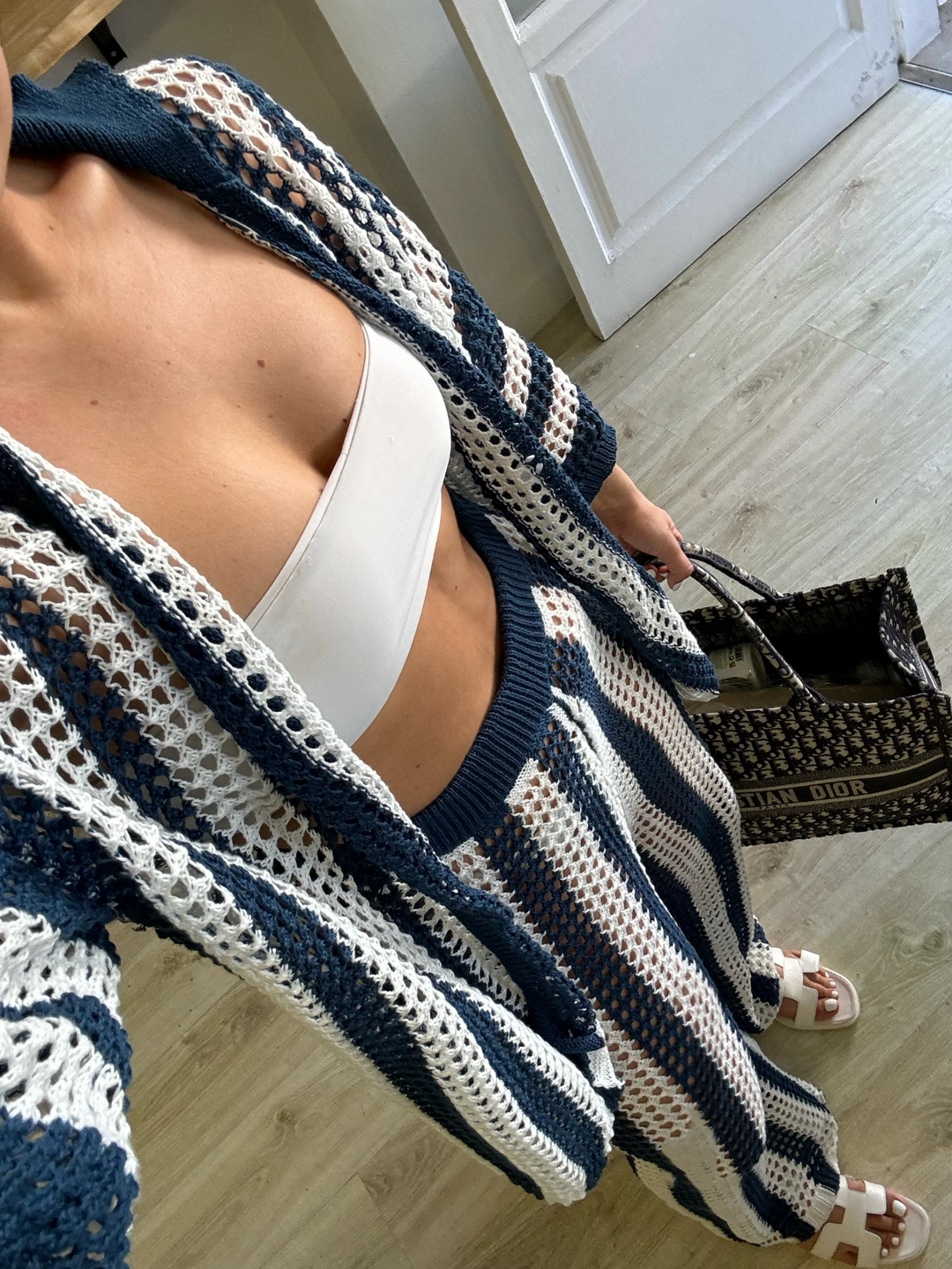 Jacquetta | Women's Camara Striped Crochet Co-Ord Set