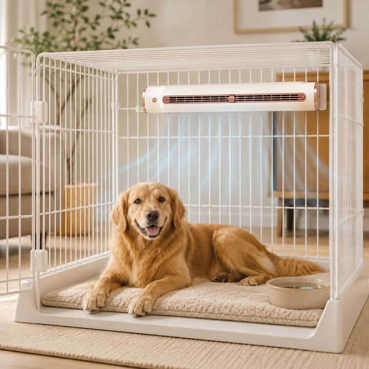 Danai | Rechargeable Pet Crate Cooling Fan, 3-Speed Airflow for Stuffy Dog Kennels & Indoor Pet Spaces - image 3