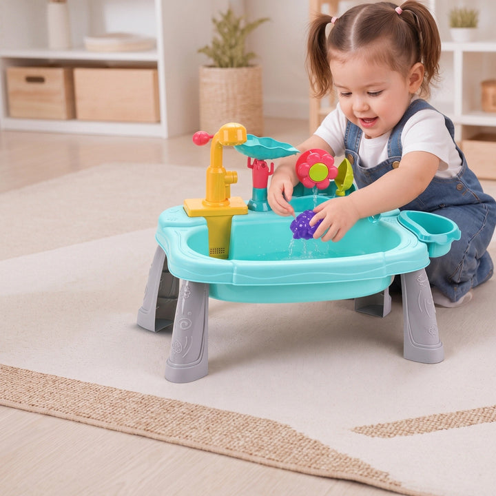 Briar | Kids Water Play Table with Electric Running Faucet and Kitchen Accessories - image 5