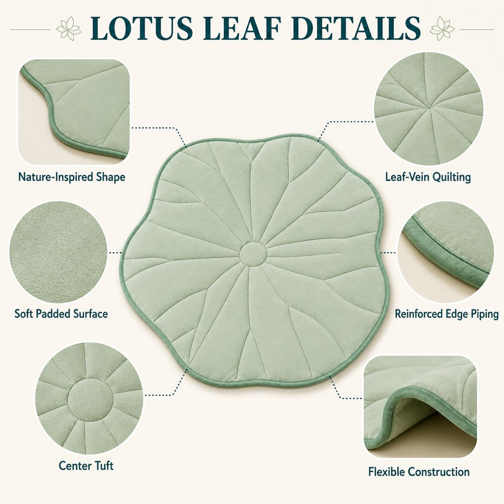 Livilla | Lotus Leaf Cooling Pet Mat for Floors, Sofas, Crates & Car Seats - image 9