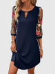 Tamsin | Women's Evening Midi Dress with Round Neck and Short Sleeves - image 1