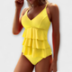 Jacinthe | Women's Ruffled Tankini Set - image 2