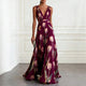 Anabel | Women's Sleeveless Chiffon Wrap Maxi Dress with Deep V-Neck - image 4