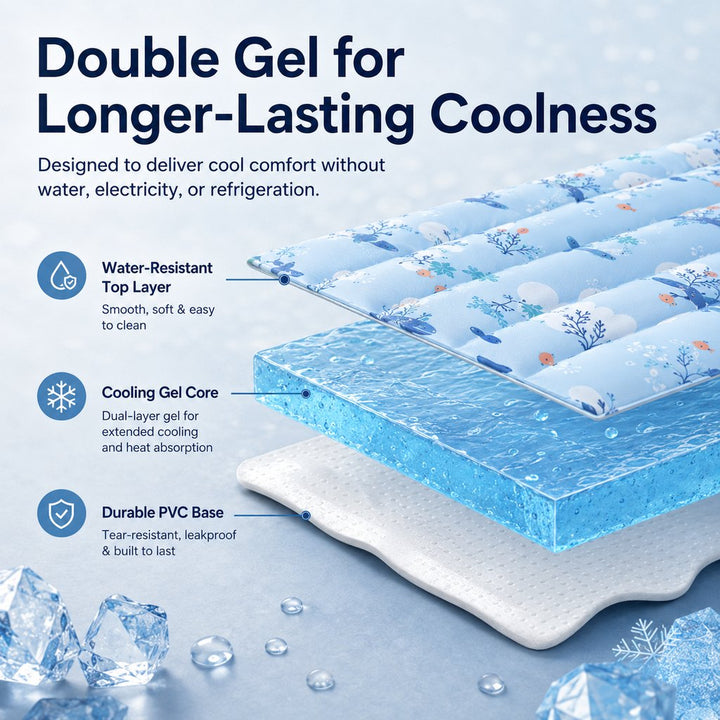 Theoni | Cooling Gel Pet Mat for Hot Days at Home, Crates & Travel - image 2