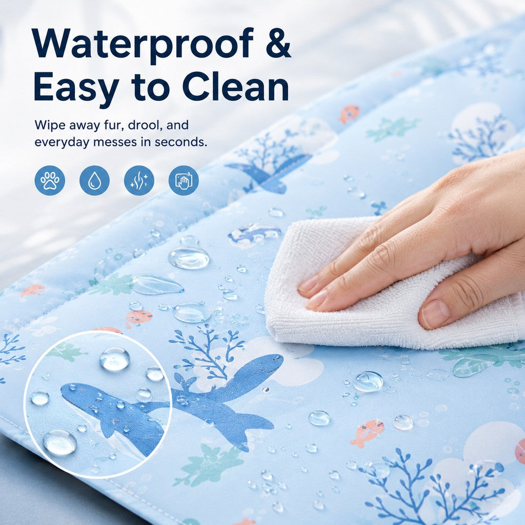 Theoni | Cooling Gel Pet Mat for Hot Days at Home, Crates & Travel - image 5