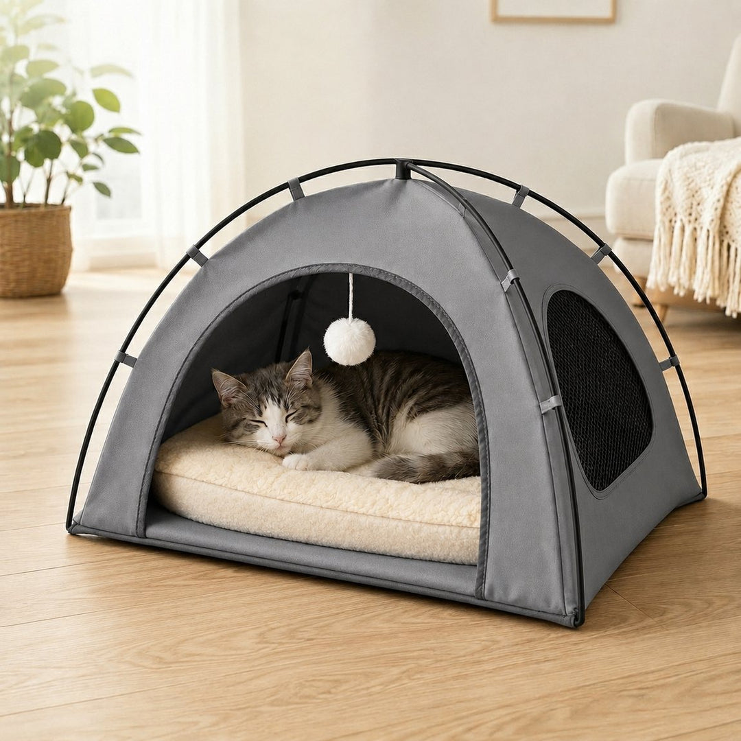 Frauke | Pet Tent Bed with Cooling Mat for Indoor Naps & Hot Weather - image 10