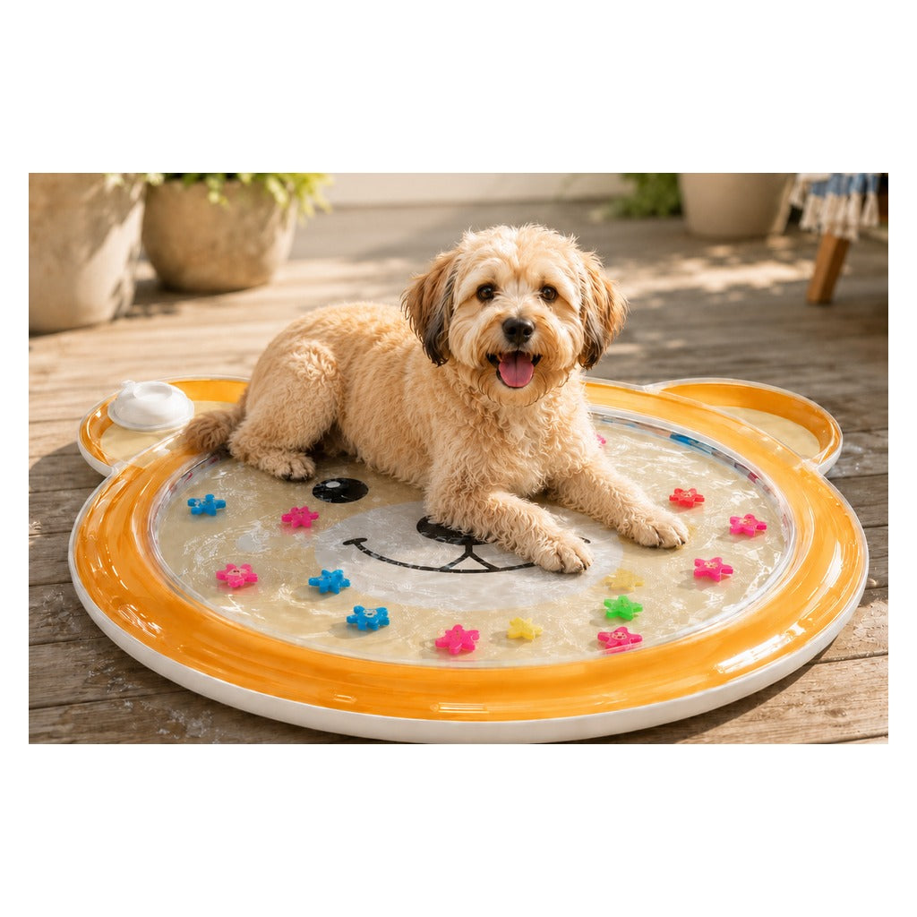 Imke | Pet Splash Water Mat for Cats & Dogs, Cooling Summer Play Pad for Bored Pets - image 12